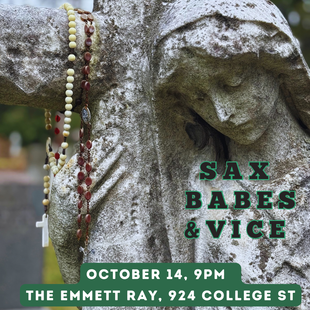Sax, Babes & Vice, Jazz/bebop, Funk Fusion with James Thomson artwork from The Emmet Ray
