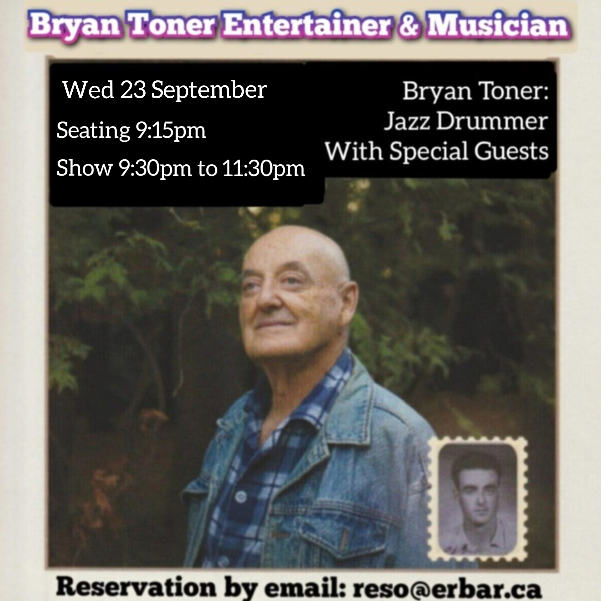 Bryan Toner Quartet, Jazz Standards artwork from The Emmet Ray