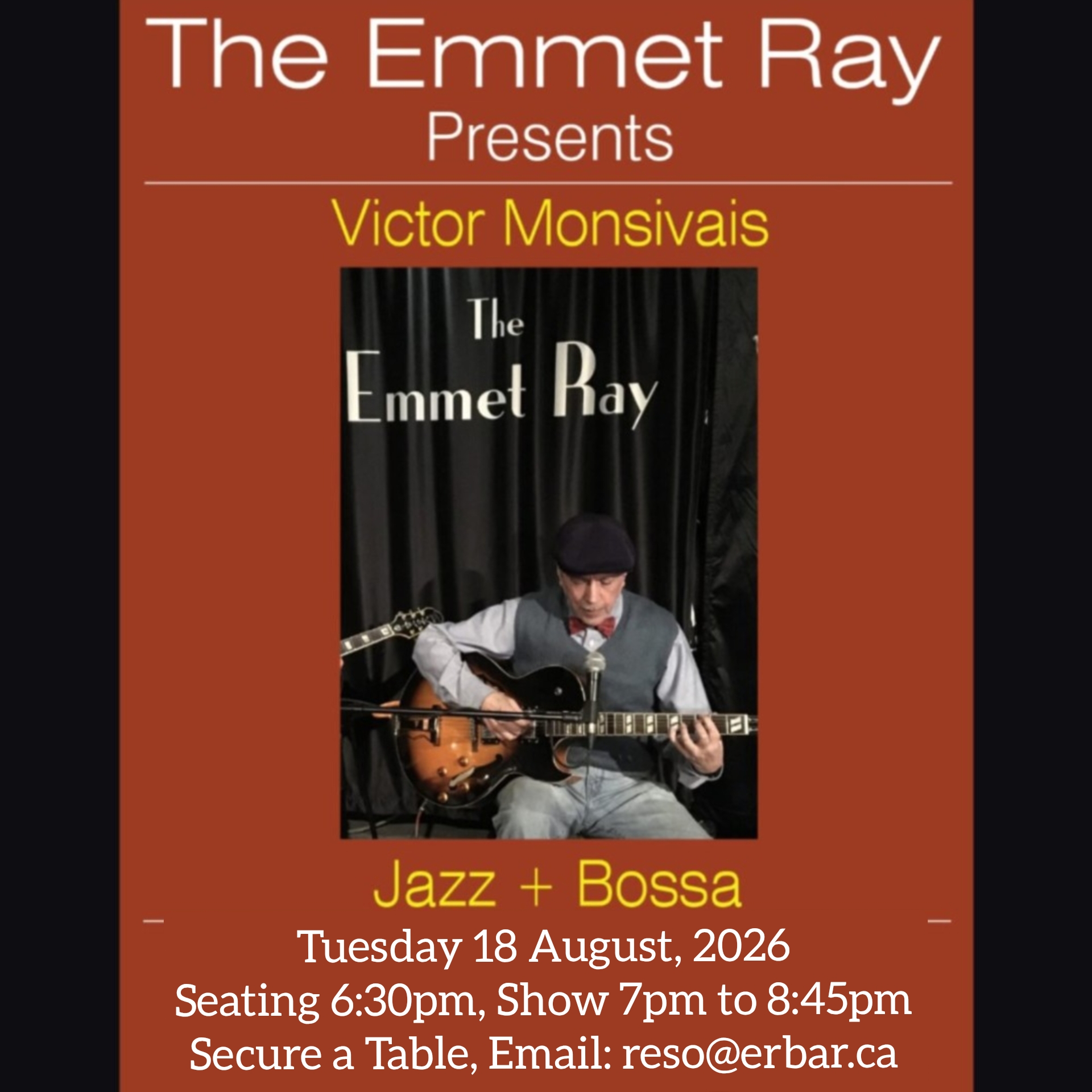 Victor Monsivais, Jazz + Bossanova artwork from The Emmet Ray