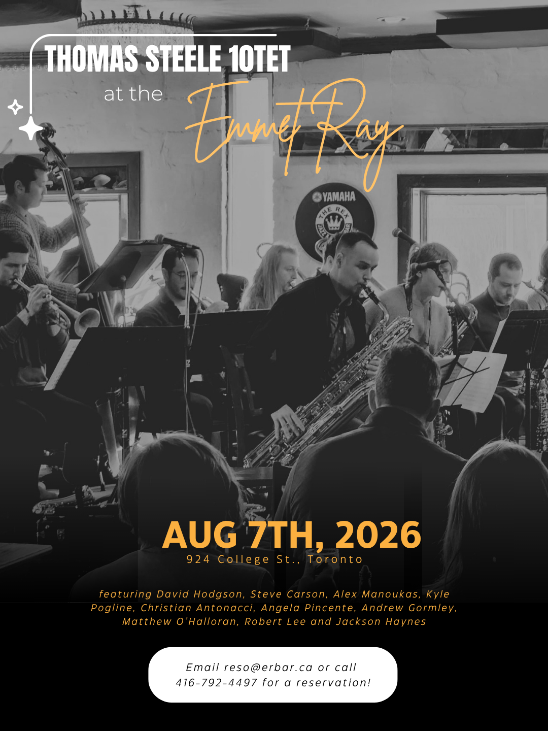 Thomas Steele 10Tet, Modern Jazz artwork from The Emmet Ray
