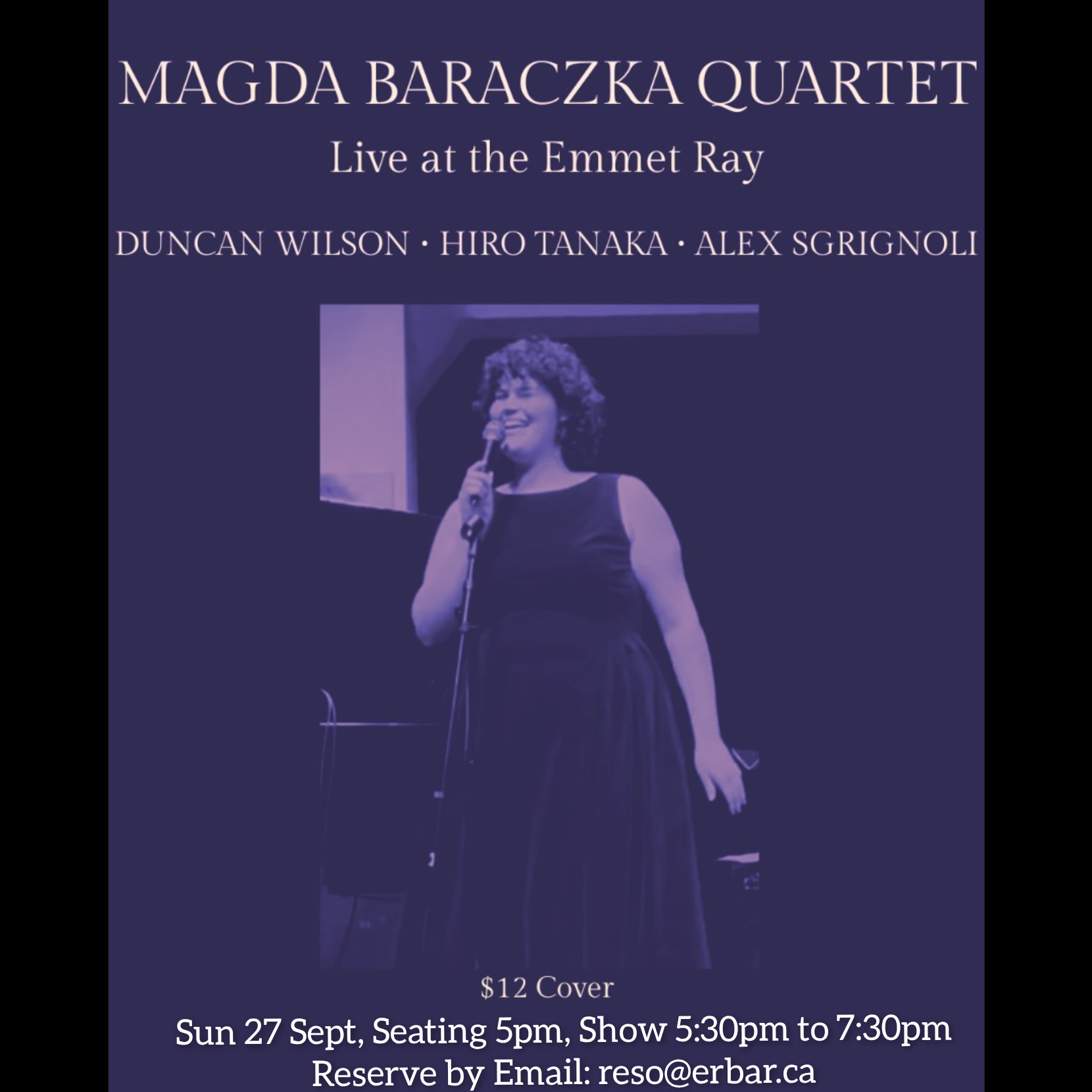 Magda Baraczka Quartet, Traditional Jazz Vocals artwork from The Emmet Ray