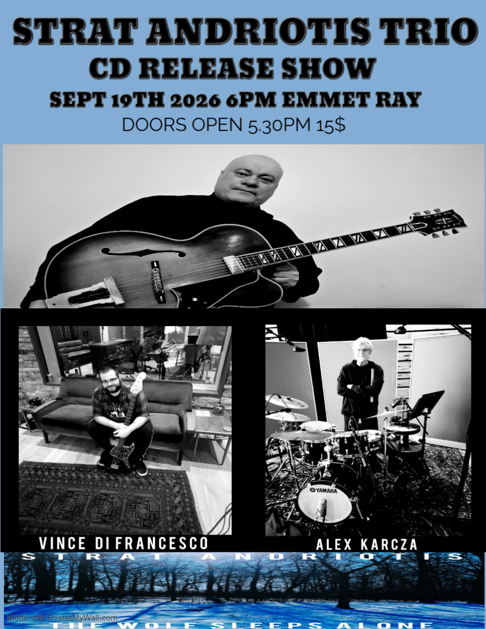 Strat Andriotis Trio, Post Bop/ Modern Jazz artwork from The Emmet Ray
