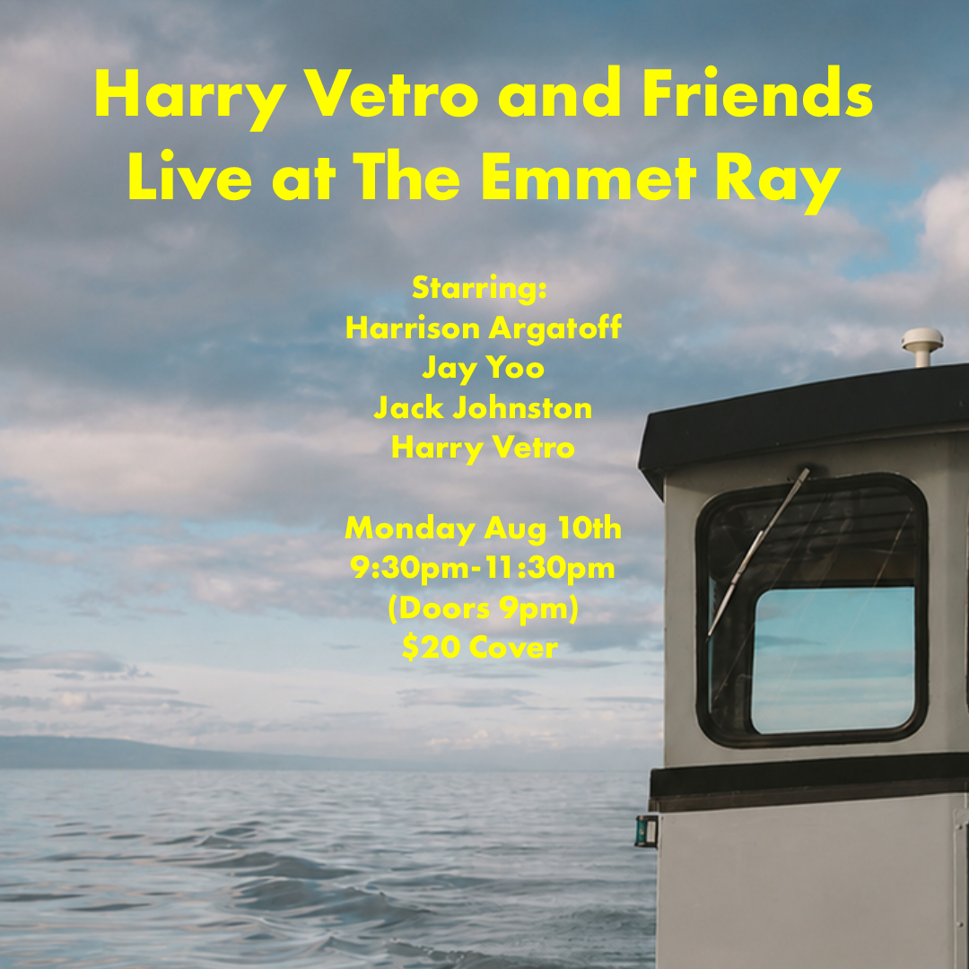 Harry Vetro and Friends, Straight Ahead Jazz artwork from The Emmet Ray