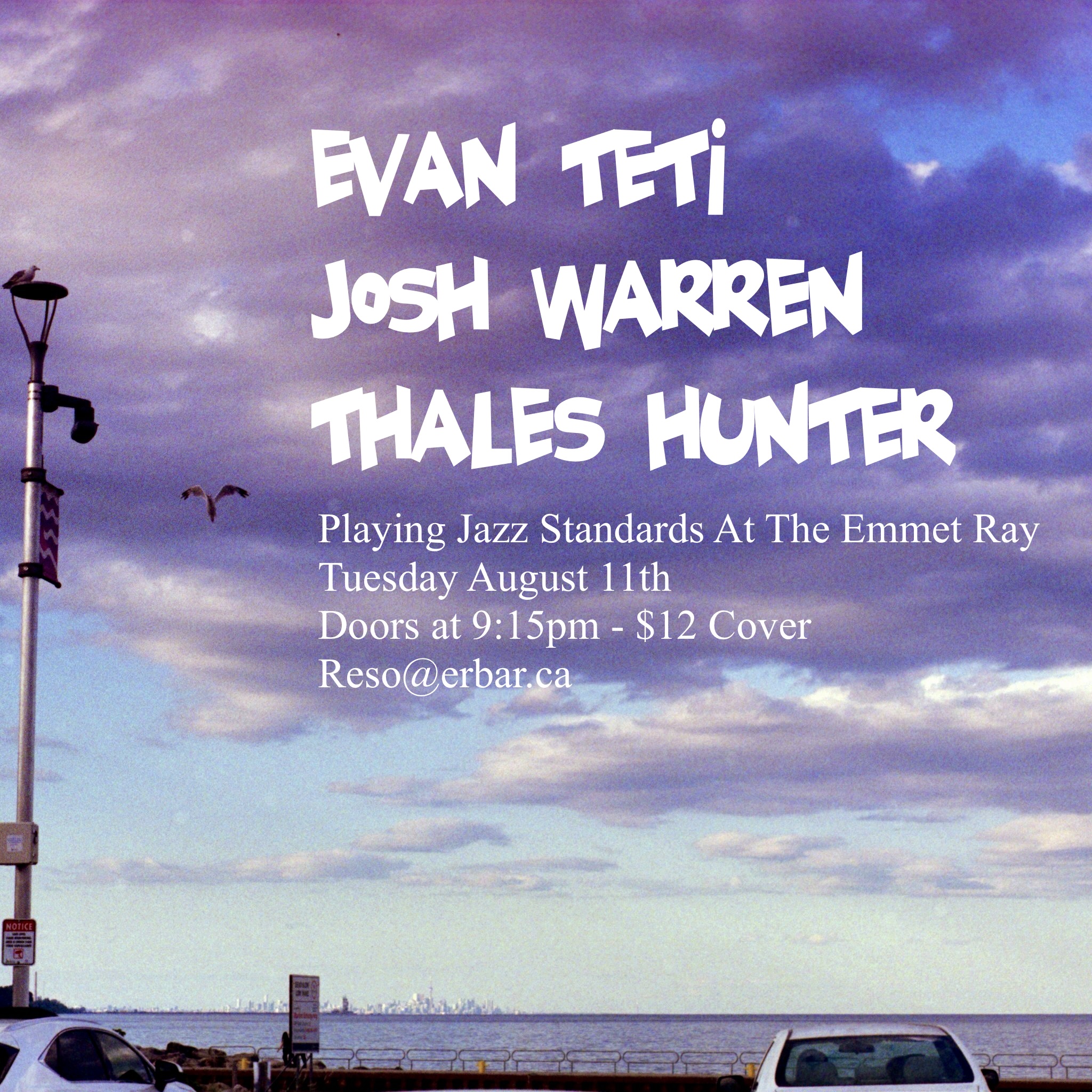The Evan Teti Trio, Jazz Trio artwork from The Emmet Ray