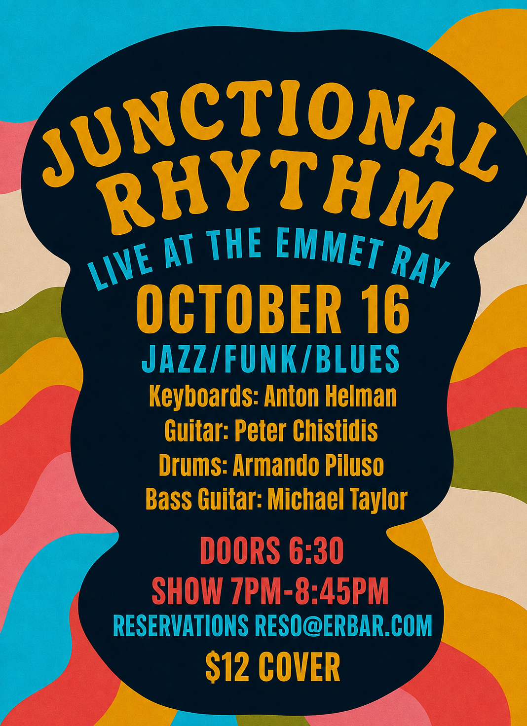 Junctional Rhythm, Jazz/Funk/Blues artwork from The Emmet Ray