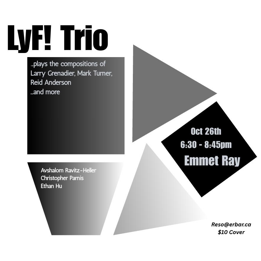 Lyf! Trio, Modern Jazz artwork from The Emmet Ray