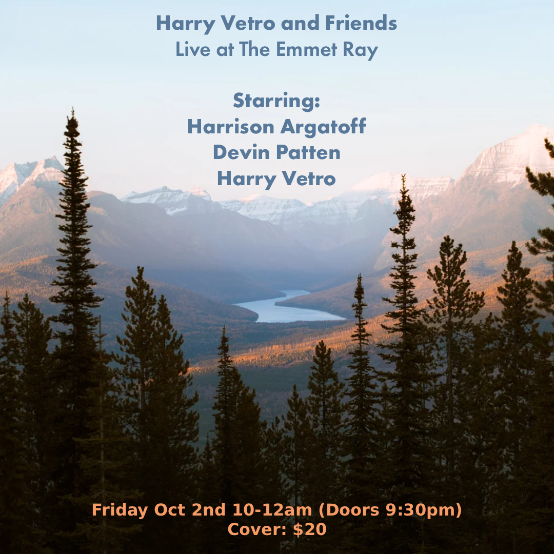 Harry Vetro and Friends, Straight Ahead Jazz artwork from The Emmet Ray