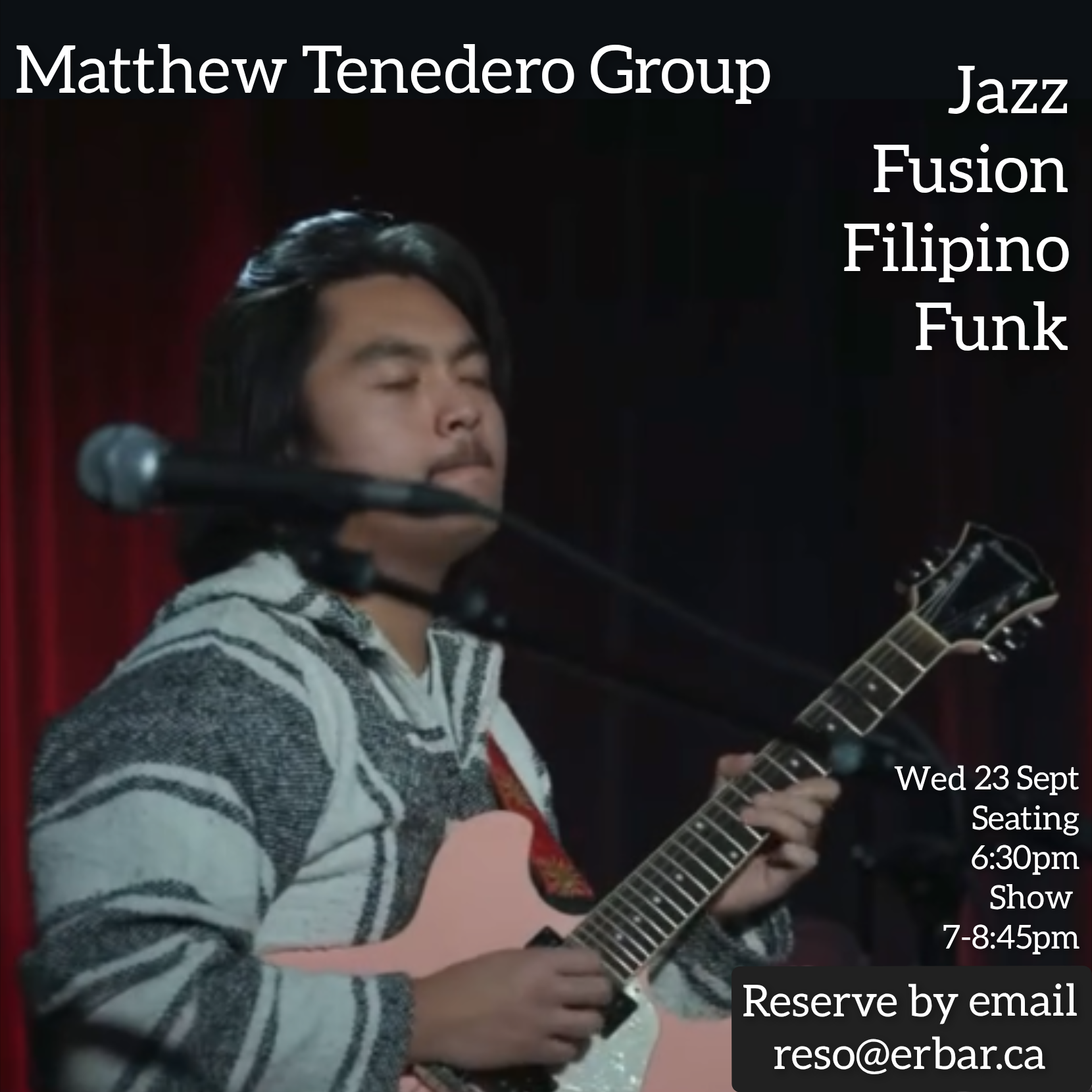 Matthew Tenedero Group: Jazz, Fusion, Filipino, Funk artwork from The Emmet Ray