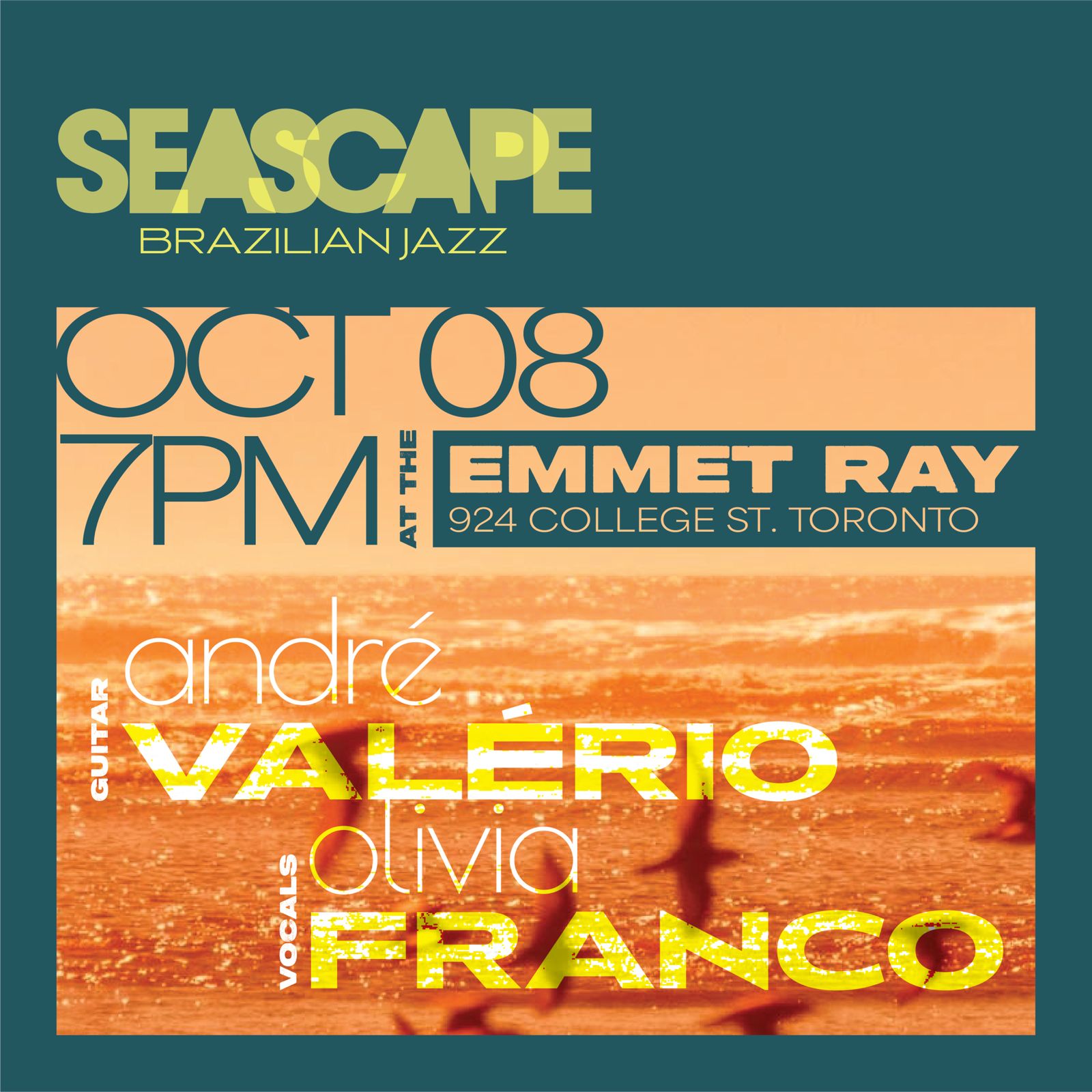 Seascape – Olivia Franco & Andre Valerio, and the beauty of Brazilian music. artwork from The Emmet Ray